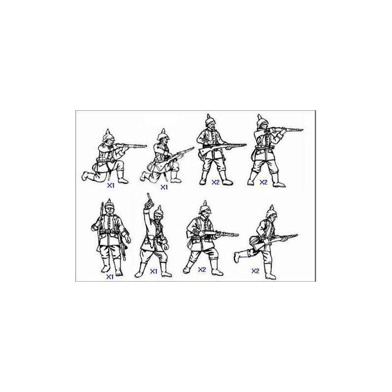 Deutsche Infanterie -Figur im Zweiten Weltkrieg 1/72 | Scientific-MHD