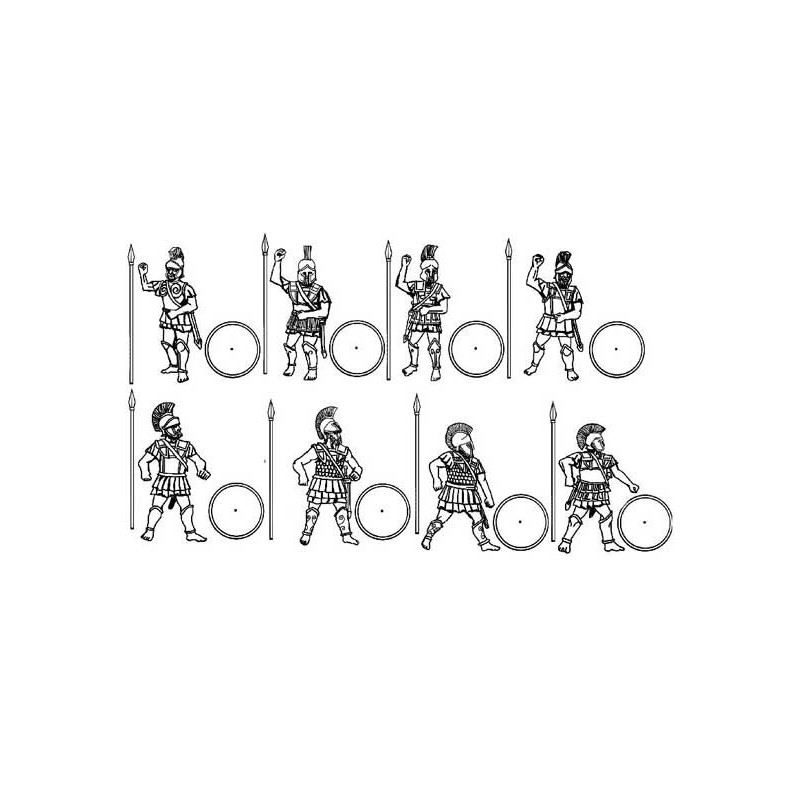 Griechische Hoplitfigur 1/72 | Scientific-MHD