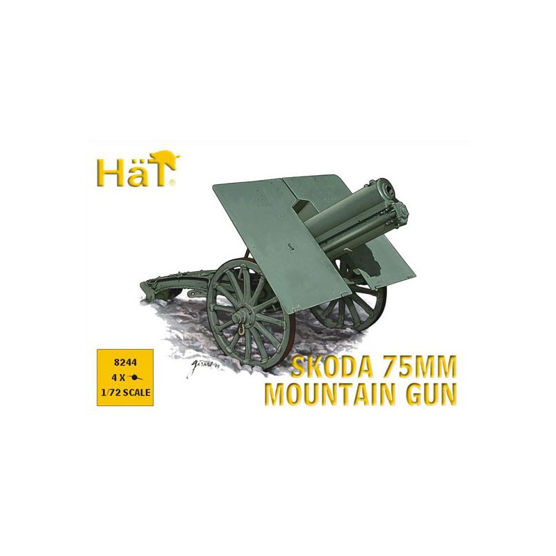 Canon Skoda 75 mm 1/72 Figurine | Scientific-MHD