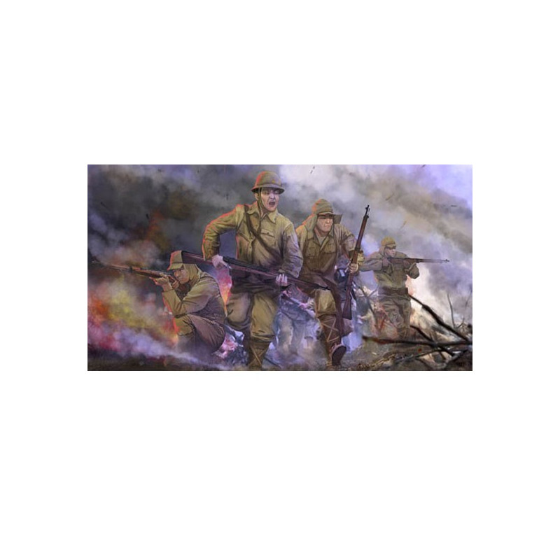 Japanische Armee Figur im Zweiten Weltkrieg 1/72 | Scientific-MHD