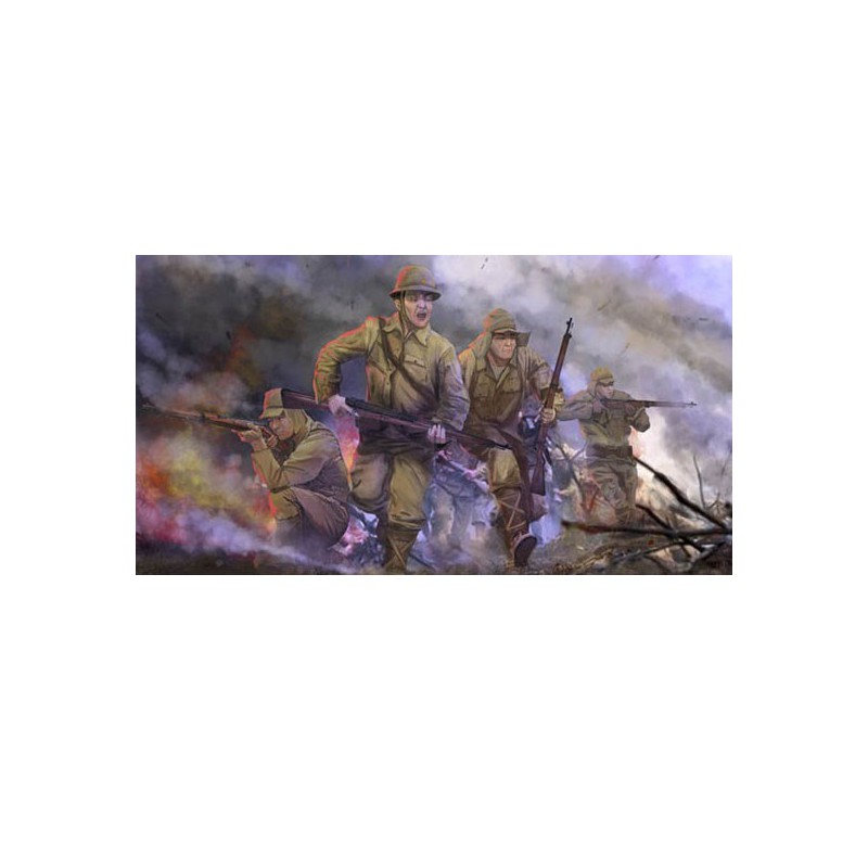 Japanische Armee Figur im Zweiten Weltkrieg 1/72 | Scientific-MHD