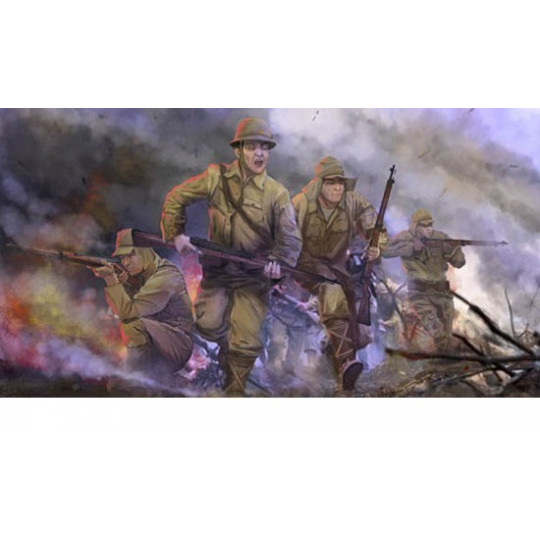 Japanische Armee Figur im Zweiten Weltkrieg 1/72 | Scientific-MHD