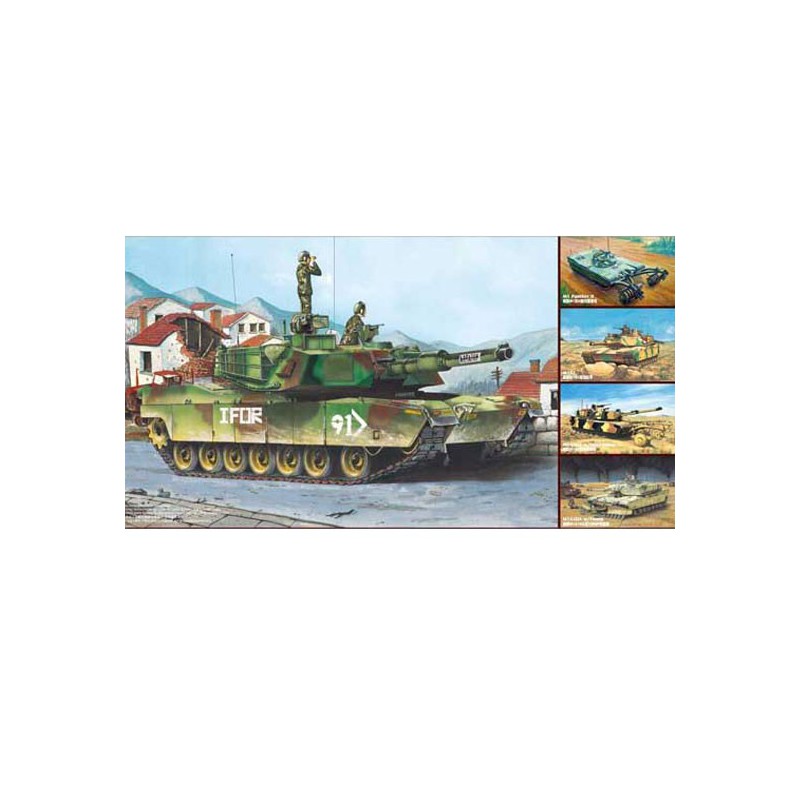 M1A1/A2 Abrams 5 in 1 Kunststofftankmodell | Scientific-MHD