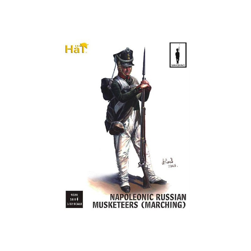 Russische Infanterie Figur en marche1/32 | Scientific-MHD