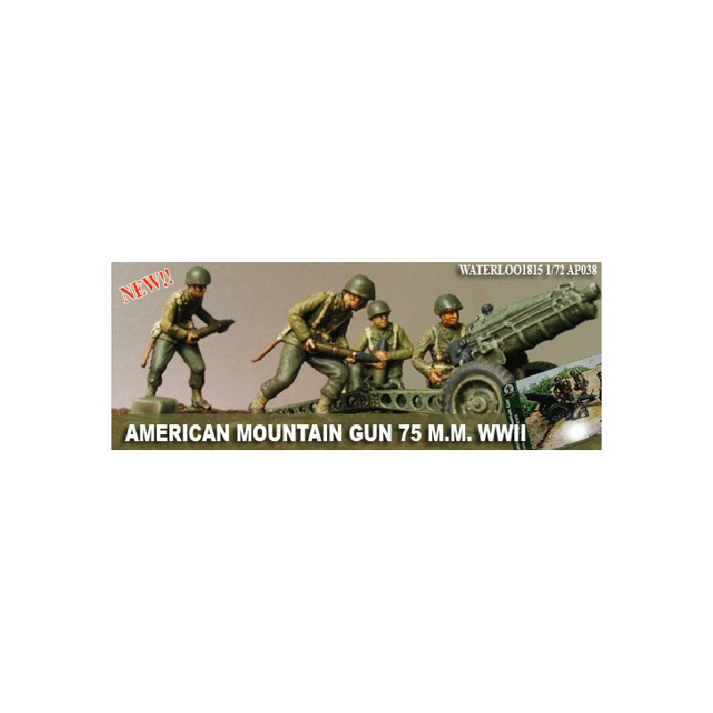 Canon Figur 75 mm US WWII 1/72 | Scientific-MHD