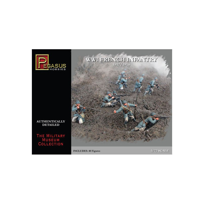 Französische Infanterie -Figur im Zweiten Weltkrieg/72 | Scientific-MHD