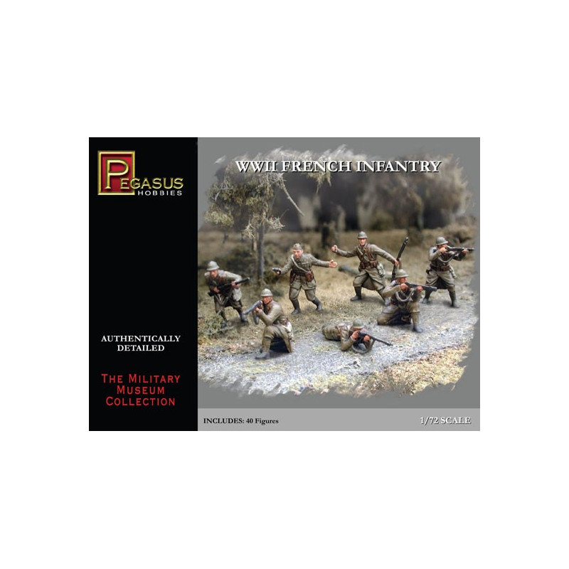 Französische Infanterie -Figur 1940 1/72 | Scientific-MHD