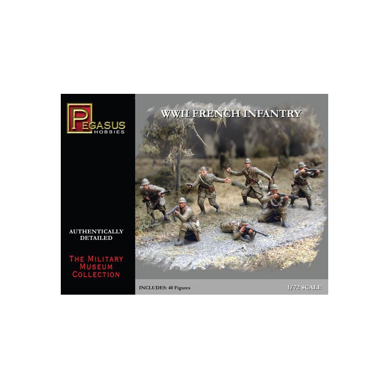 Französische Infanterie -Figur 1940 1/72 | Scientific-MHD