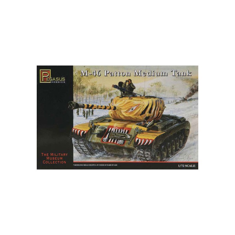 Kunststofftankmodell M-46 Patton Medium Tank 1/72 | Scientific-MHD