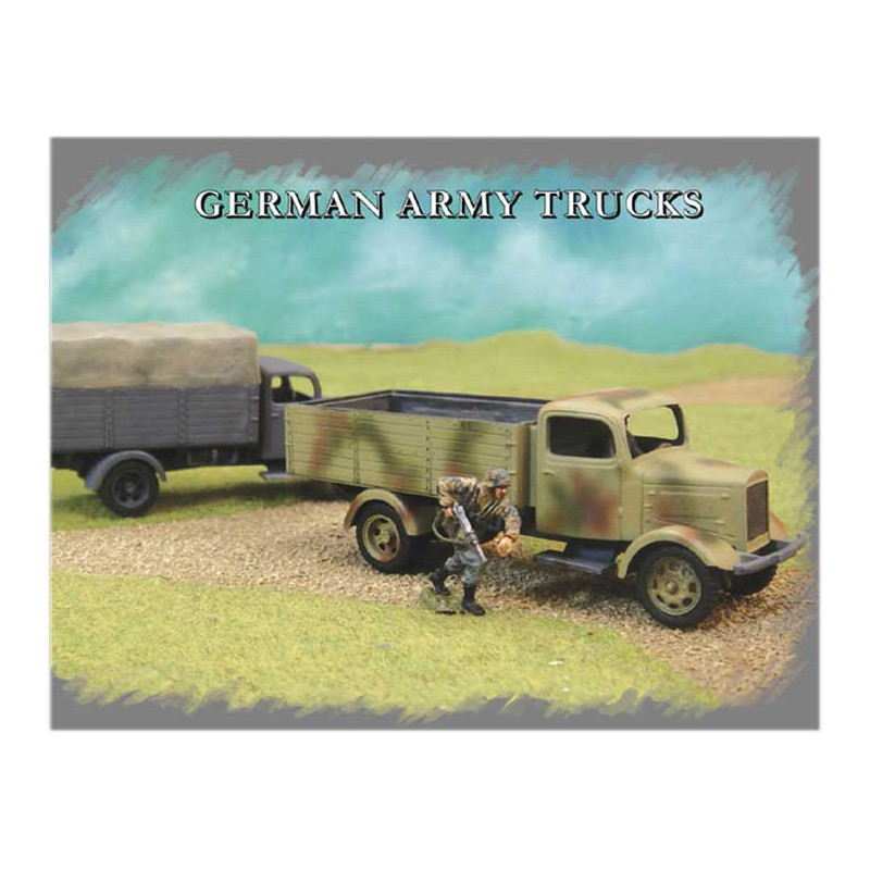 Plastiktankmodell Deutsches Armee -LKW (2 PCS) 1/72 | Scientific-MHD