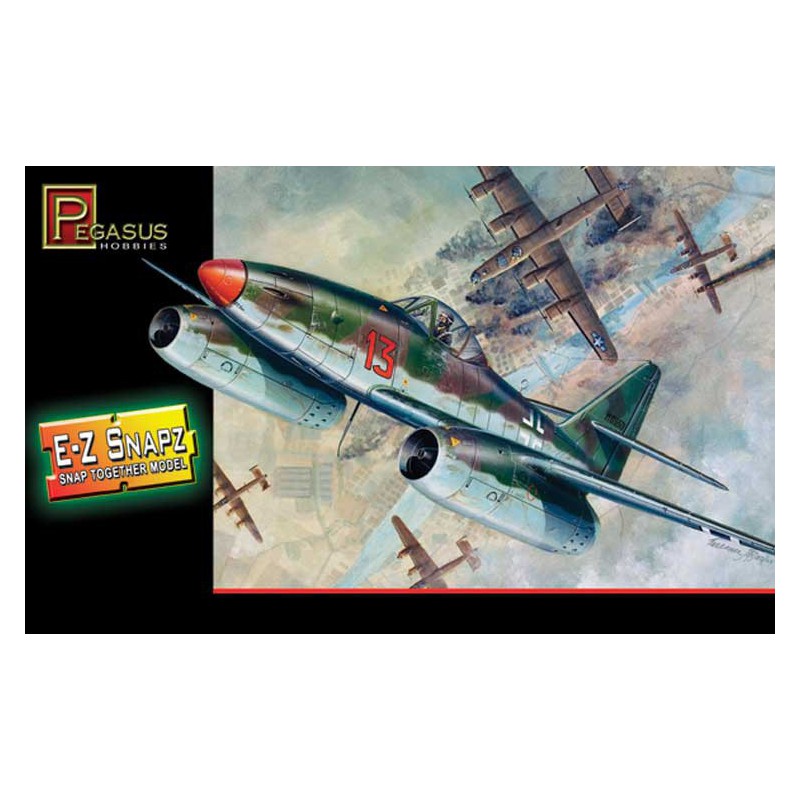E-Z BAUREKIT ME 262 1/48 Plastikebene Modell | Scientific-MHD