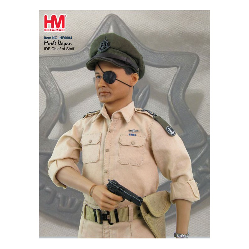 Miniaturaktionszahlen bei 1/6 Israeli General Moshe Dayan 1/6 | Scientific-MHD
