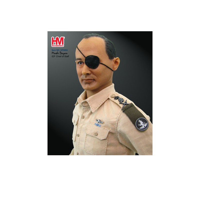Miniaturaktionszahlen bei 1/6 Israeli General Moshe Dayan 1/6 | Scientific-MHD