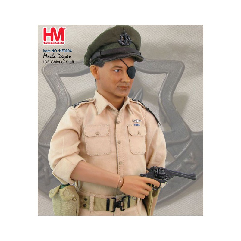 Miniaturaktionszahlen bei 1/6 Israeli General Moshe Dayan 1/6 | Scientific-MHD