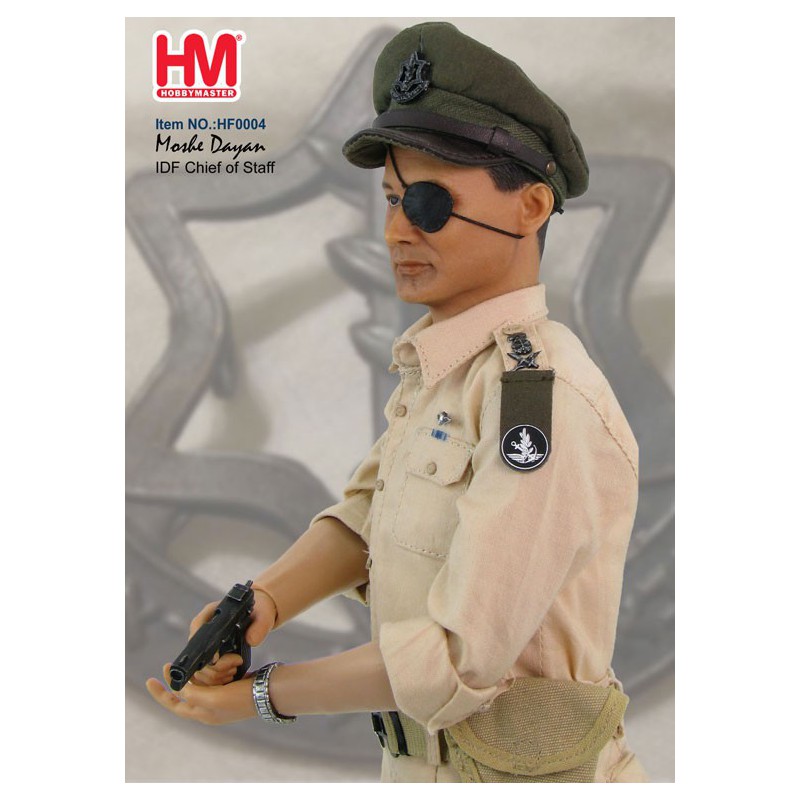 Miniaturaktionszahlen bei 1/6 Israeli General Moshe Dayan 1/6 | Scientific-MHD