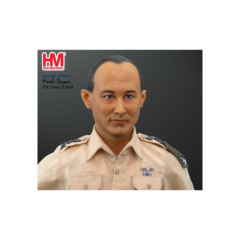 Miniaturaktionszahlen bei 1/6 Israeli General Moshe Dayan 1/6 | Scientific-MHD