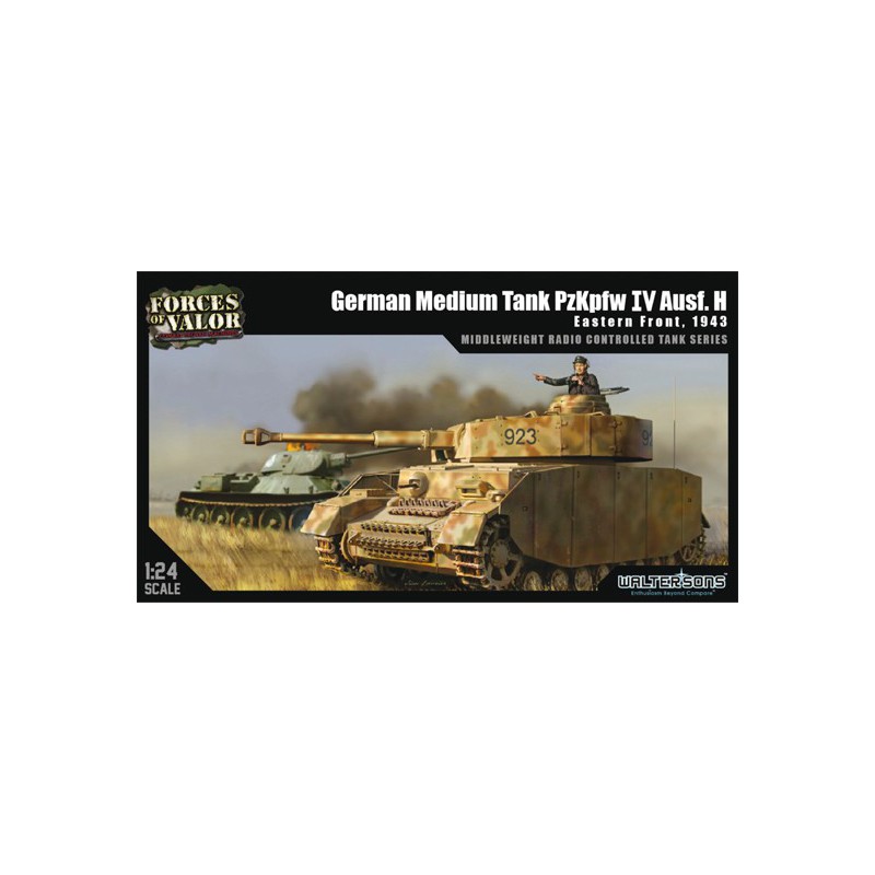 Funk -kontrollierter Wagen bei 1/24 Panzer IV R/C 1/24 | Scientific-MHD
