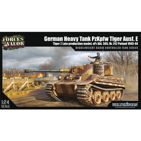 Radio -kontrollierter Wagen am 1/24 Deutsch Tiger 1 R/C 1/24 | Scientific-MHD