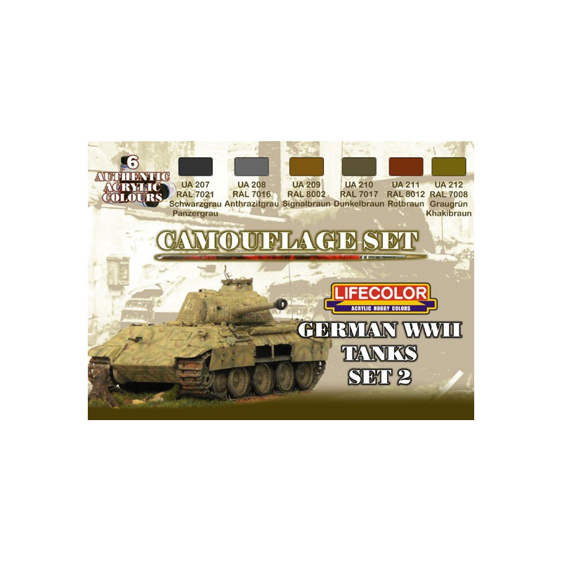 Acrylmalerei tarnung Deutsche Panzer 2 | Scientific-MHD