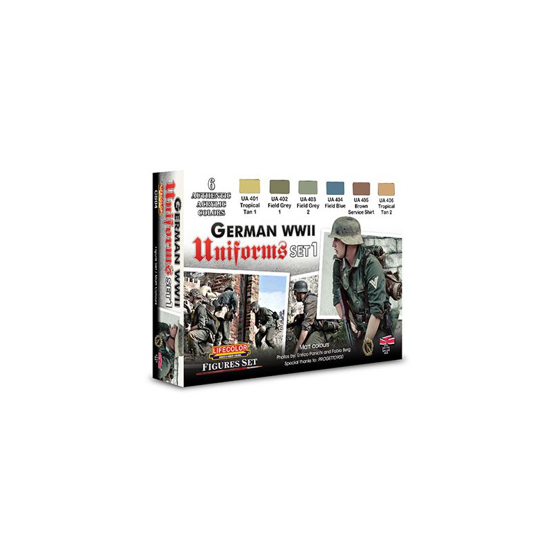 Acrylmalerei Deutsche Uniformfarben N ° 1 | Scientific-MHD