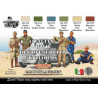 Acrylfarben set italienische Uniformen im Zweiten Weltkrieg | Scientific-MHD