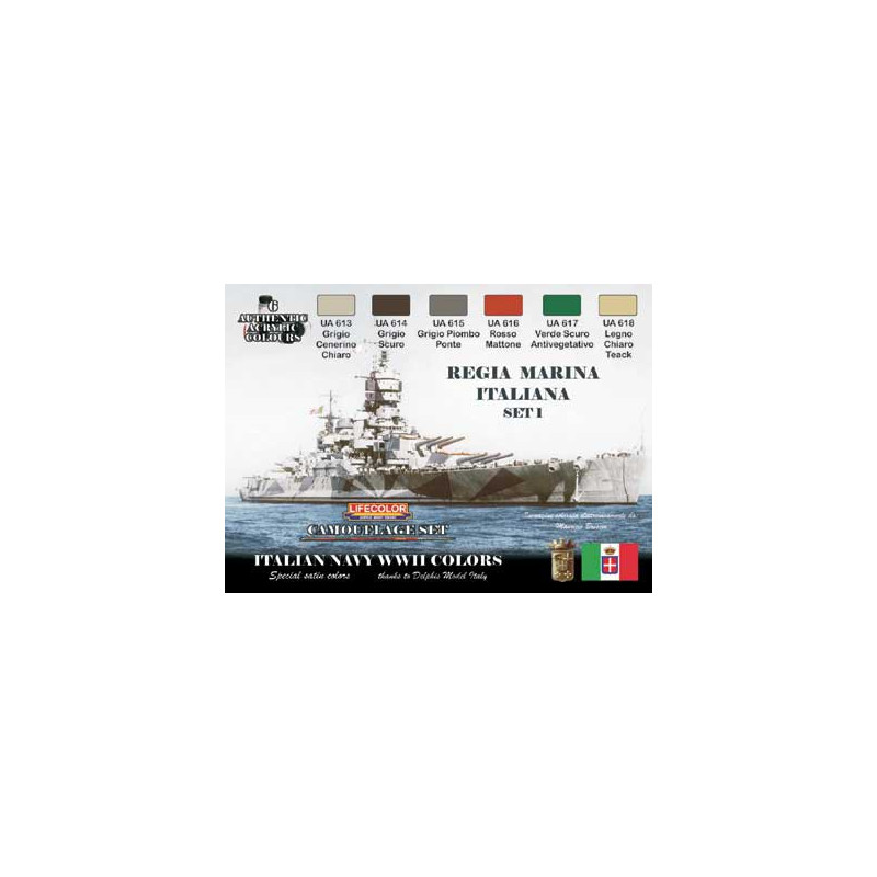 Acrylmalerei setzte italienische Boote im Zweiten Weltkrieg | Scientific-MHD