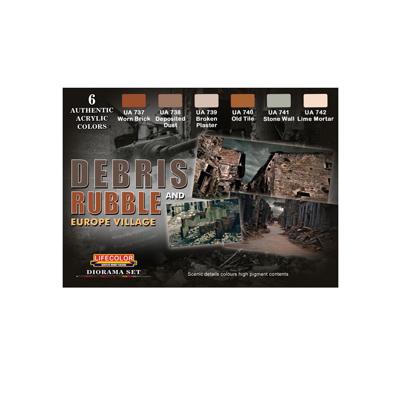 Acrylmalerei Set Trümmer & Trümmer | Scientific-MHD