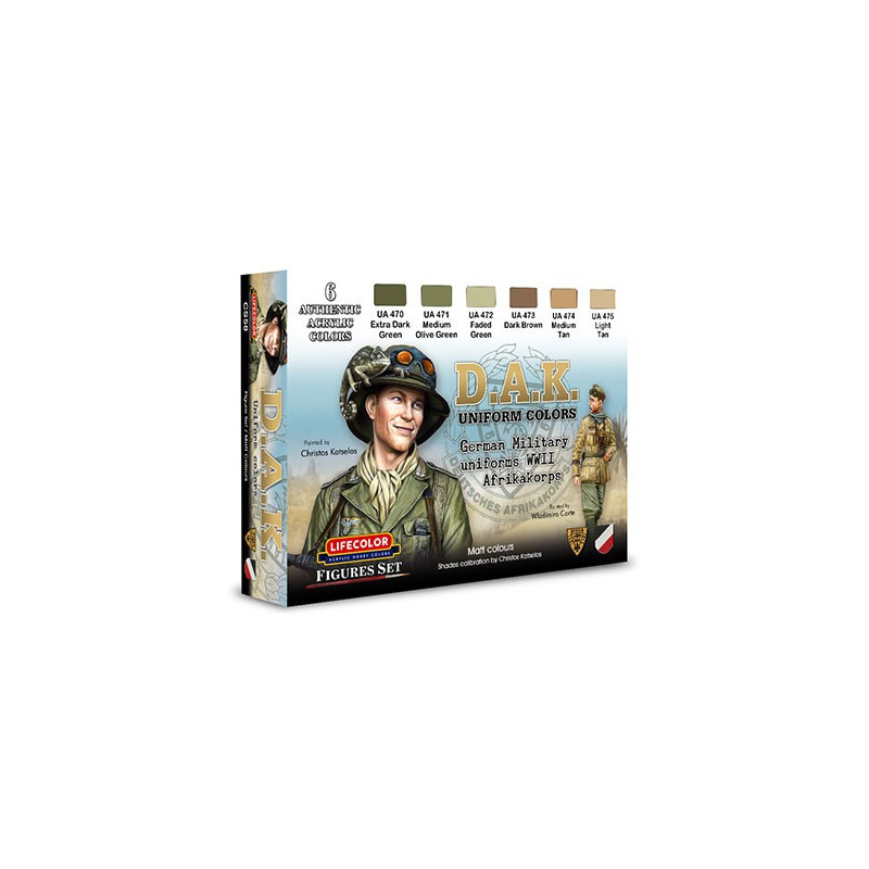 Acrylmalerei D.A.K. Uniformfarben WWII | Scientific-MHD
