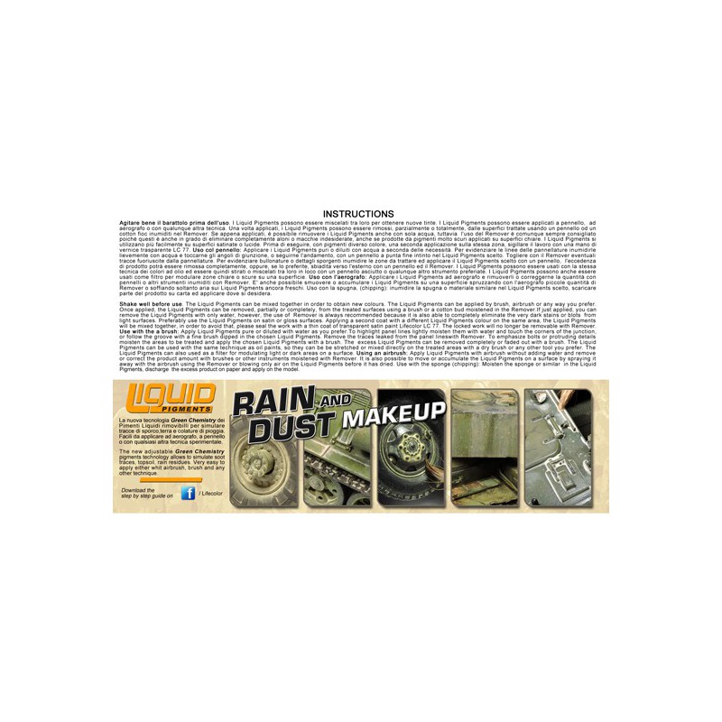 Acrylfarbenpigmente Regen & Schmutz | Scientific-MHD