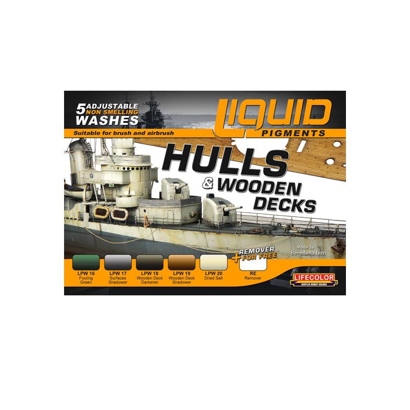 Acrylfarbenpigmente Muscheln und Brücken | Scientific-MHD