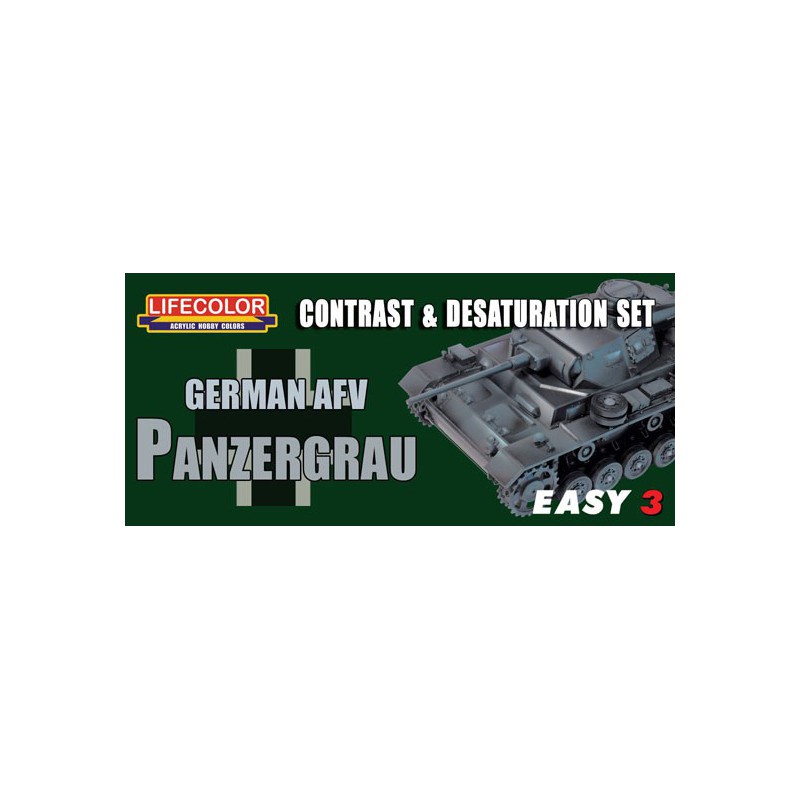 Acrylmalerei Easy 3 Deutsch AFV Panzergrau | Scientific-MHD