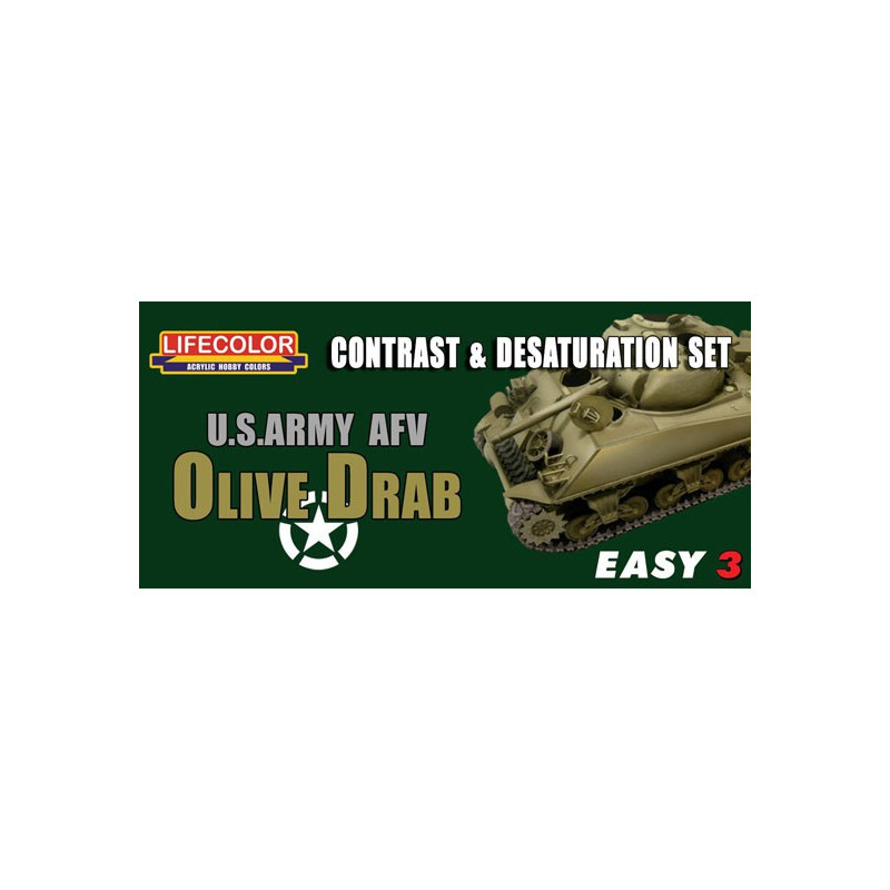 Acrylfarbe Easy 3 US Army Olive Drac | Scientific-MHD