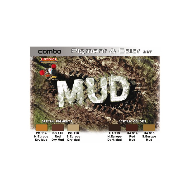 Acrylfarben und Pigmente Schlamm | Scientific-MHD