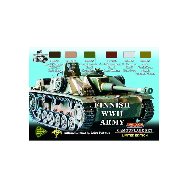 Acrylmalerei finnische Panzer im Zweiten Weltkrieg | Scientific-MHD