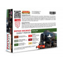 Acrylmalerei Britische Eisenbahnen Frühzeit 1948/1959 Set 1 | Scientific-MHD