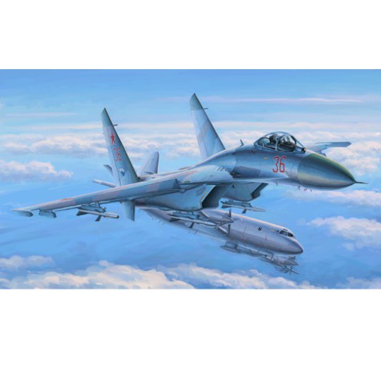 SU-27 Plastikflugzeugmodell Flanker früh 1/48 SU-27 Plastikflugzeugmodell Flanker früh 1/48 | Scientific-MHD