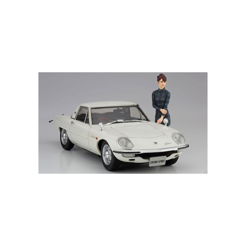 Mazda Cosmo Sport L10B Plastikautoabdeckung mit Figur | Scientific-MHD