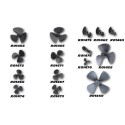 Radiodischettiertes Boot Zubehör Triple Propeller 35 mm Rotation auf der rechten Seite | Scientific-MHD Radiodischettiertes Boot Zubehör Triple Propeller 35 mm Rotation auf der rechten Seite | Scientific-MHD