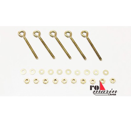 Bootsunterkünfte Haken zum Schrauben von M2,5 x 30 mm (5 Zimmer) | Scientific-MHD Bootsunterkünfte Haken zum Schrauben von M2,5 x 30 mm (5 Zimmer) | Scientific-MHD