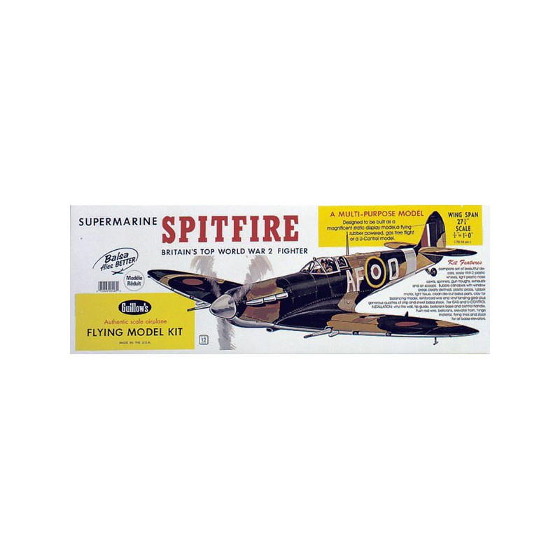 Spitfire Free -Feed Free Flight Aircraft | Scientific-MHD
