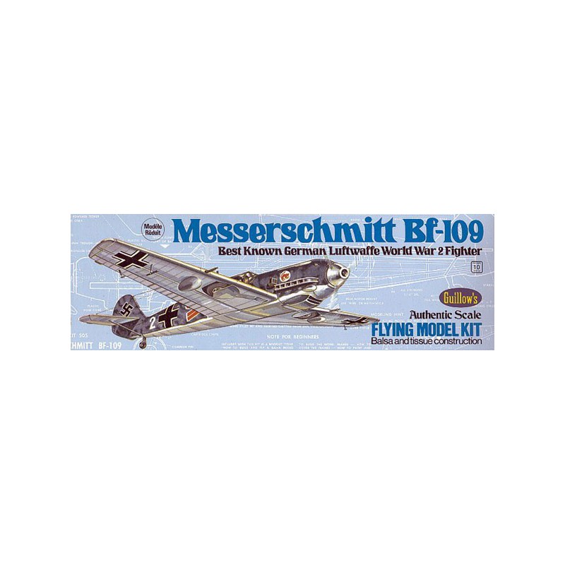 Freifreie Freiflugflugzeug Messerschmitt BF-109 | Scientific-MHD