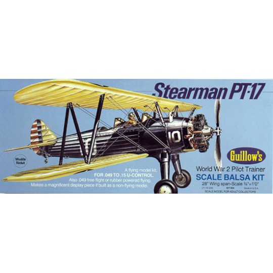 Stearman Pt -17 Freiflugflugzeug | Scientific-MHD