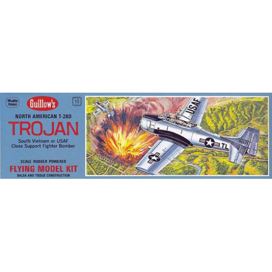 Kostenloser funkfreier Flugflugzeug T-28 Trojaner | Scientific-MHD