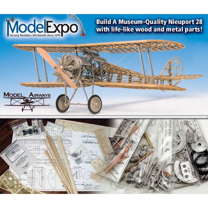 Nieuport Holzflugzeug Modell 28 1/16 | Scientific-MHD