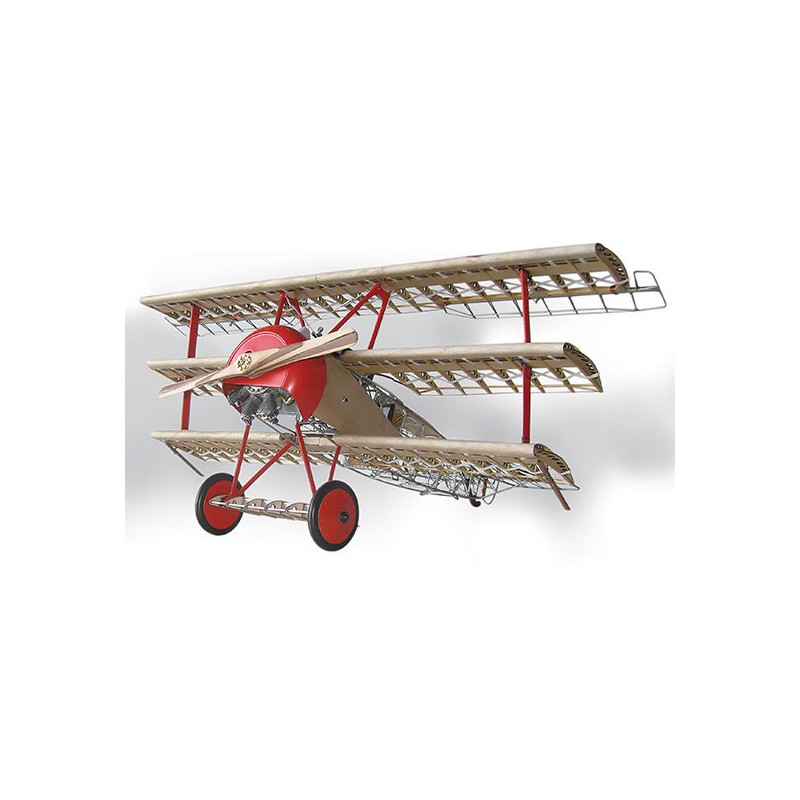 Holzflugzeugmodell Fokker DR1 1/16 | Scientific-MHD