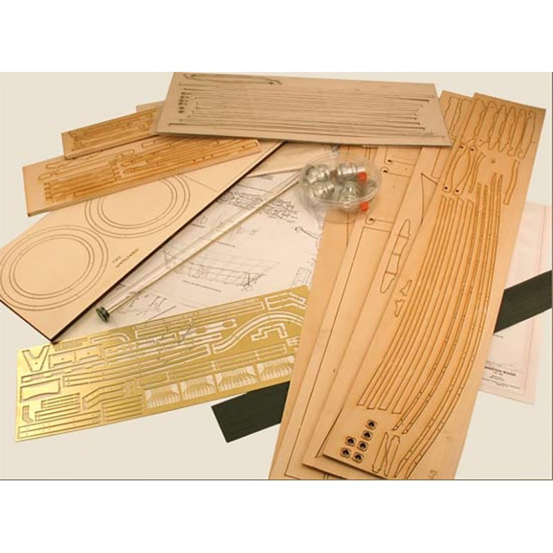 Holzflugzeugmodell Wagon Constoga 1/12 | Scientific-MHD