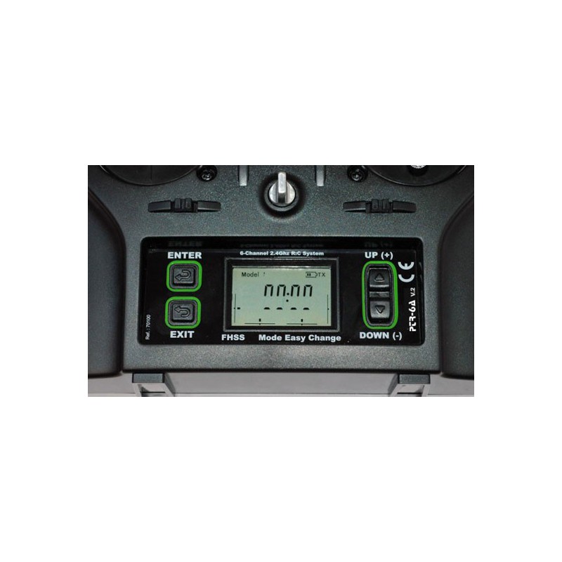 Setzen Sie für Radio-Radio-Steuerung PTR-6A V2 6-Wege + Lipo-Batterie | Scientific-MHD