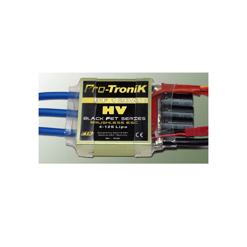 Radio -kontrollierte elektrische Motor BF 120A HV 12s | Scientific-MHD