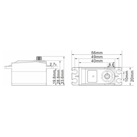 Servos für Funksteuerung PTK Servo Digital 8812TG-D 12K | Scientific-MHD Servos für Funksteuerung PTK Servo Digital 8812TG-D 12K | Scientific-MHD