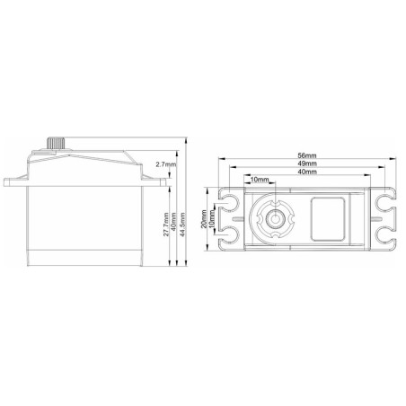 Servos für Funksteuerung PTK Servo Digital 8830 SSGD 30K | Scientific-MHD Servos für Funksteuerung PTK Servo Digital 8830 SSGD 30K | Scientific-MHD